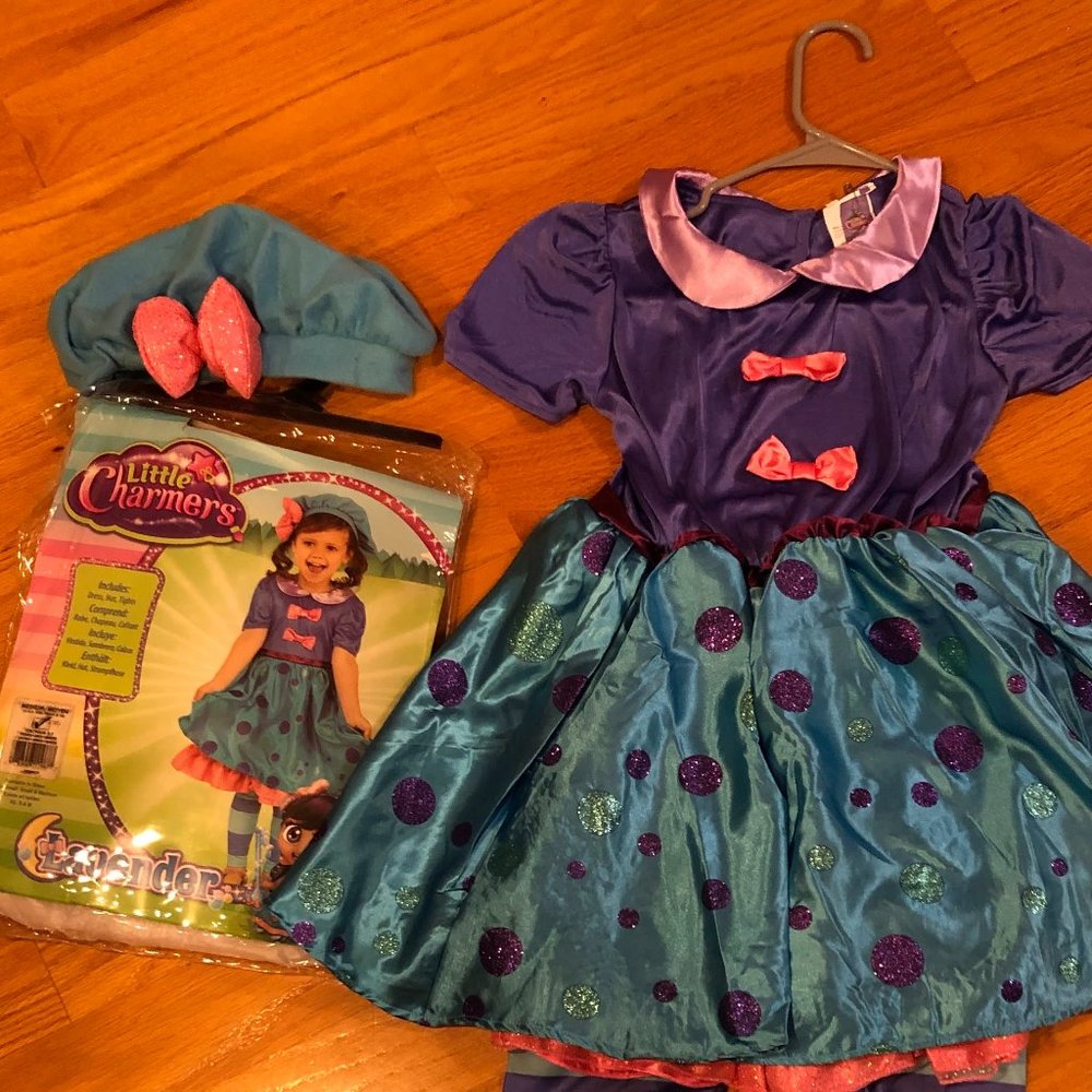 Little Charmers Lavender Munchkin Costume size Medium Kids 8-10